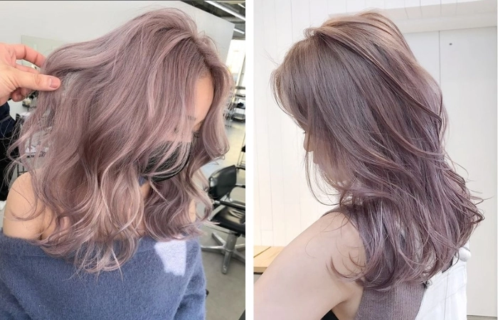 Đầy mê hoặc cùng màu tóc xám khói sương mù
