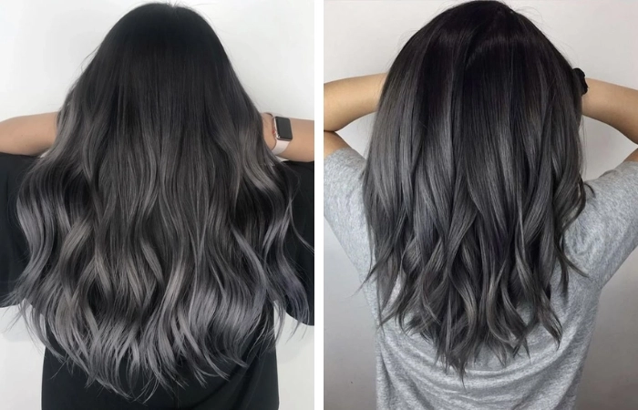Chia sẻ thật về nhuộm màu xám khói có phải tẩy tóc không
