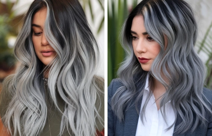 Đổi mới nhẹ nhàng với dầu gội nhuộm tóc màu xám khói