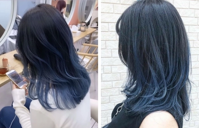 Tạo kiểu ấn tượng với màu khói xanh dương độc đáo