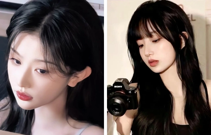 Top các kiểu tóc đen nữ đẹp dịu dàng cá tínhv