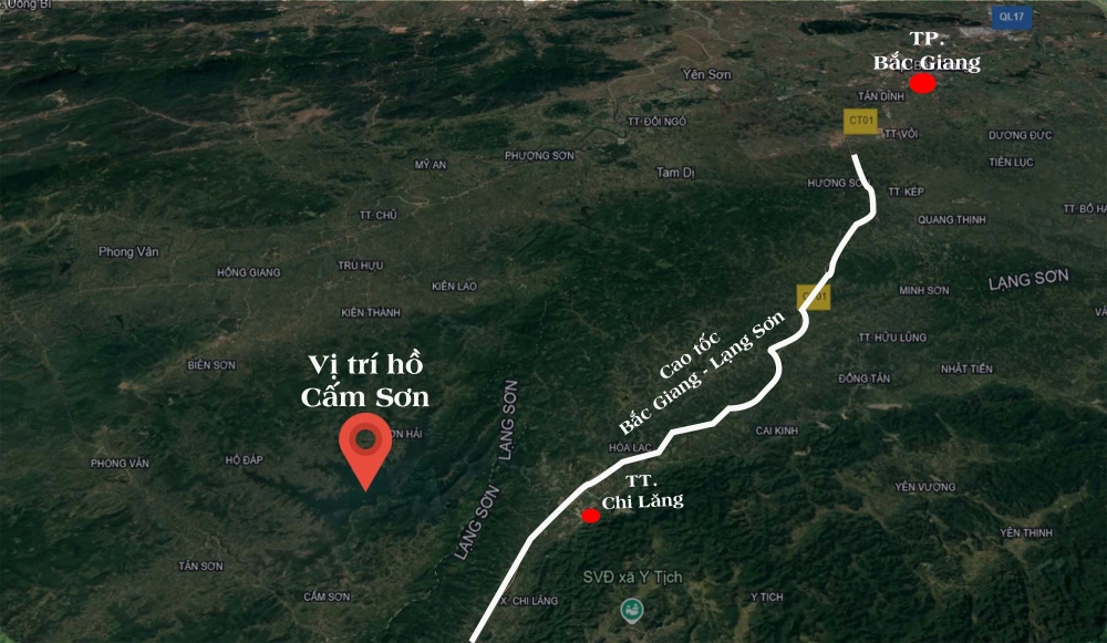 Điểm đến hấp dẫn hồ cấm sơn tỉnh bắc giang