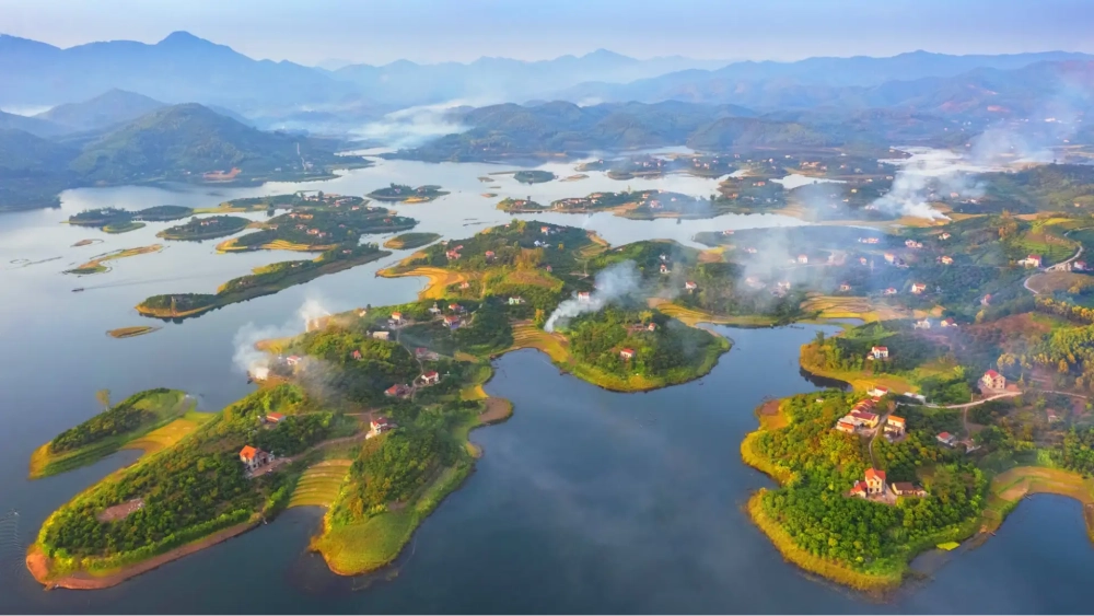 Định vị vị trí hồ cấm sơn ở huyện nào