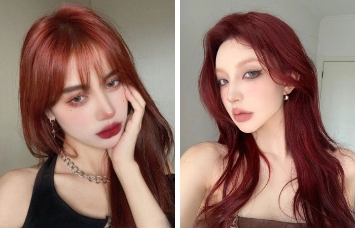 Tìm hiểu cách nhuộm màu đỏ cam cho tóc đẹp