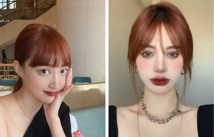 Khám phá nhuộm nâu đỏ ánh cam rực rỡ