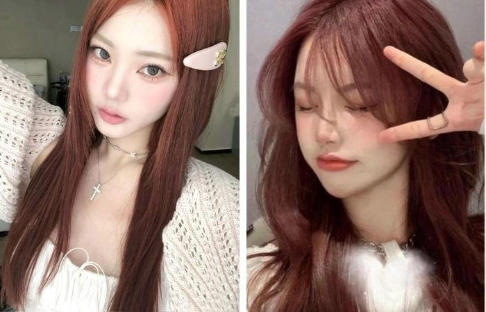 công thức nhuộm màu đỏ cam hoàn hảo cho tóc