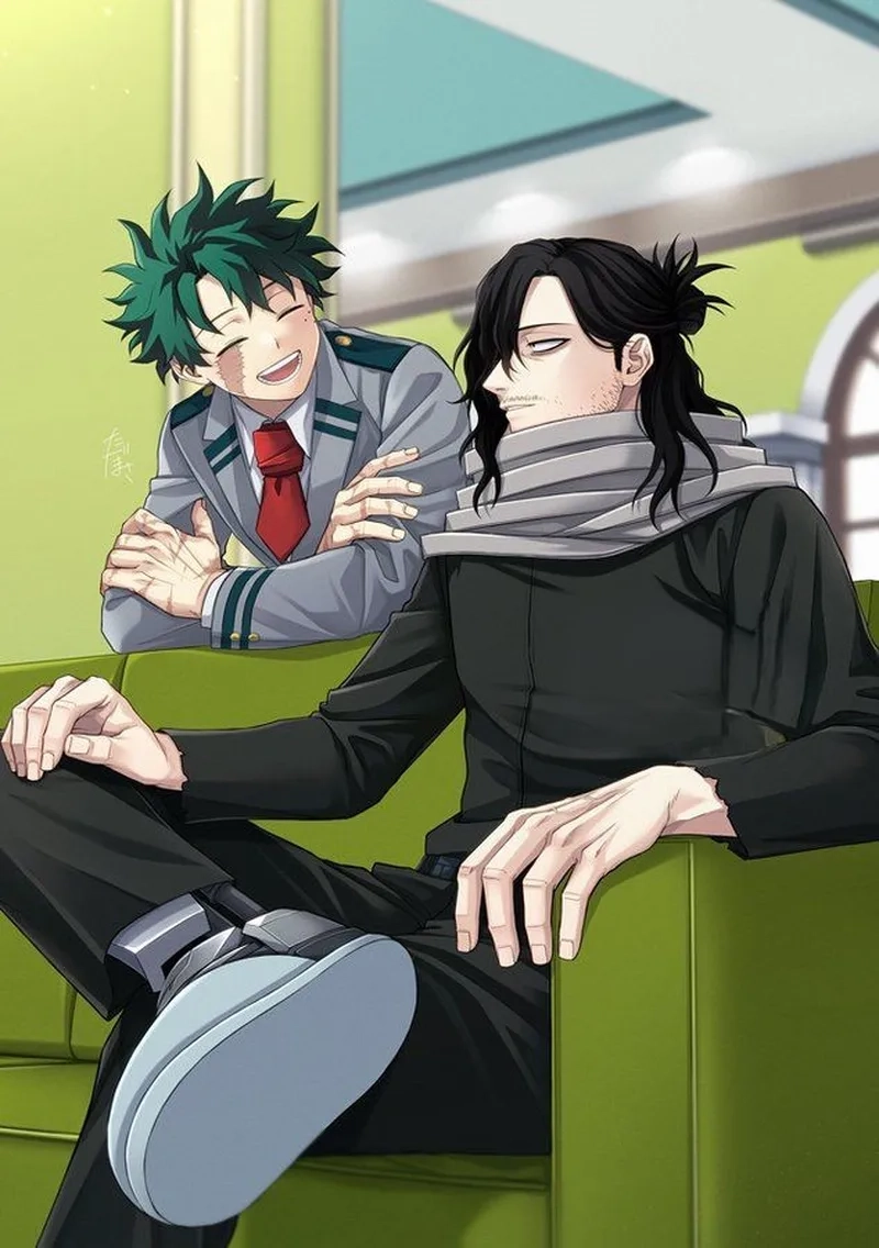 Loạt ảnh ấn tượng kể về MHA Aizawa x Deku
