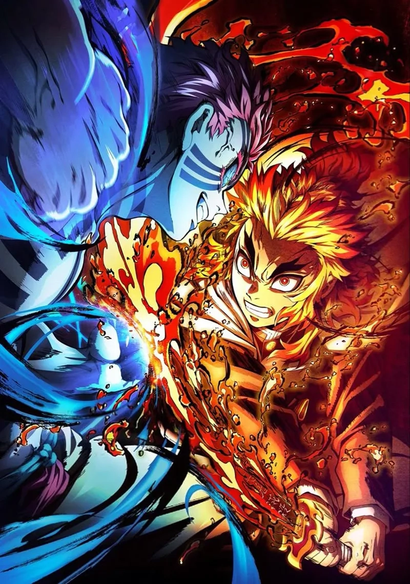 Những fanart ấn tượng của Akaza x Rengoku khiến bạn không thể rời mắt