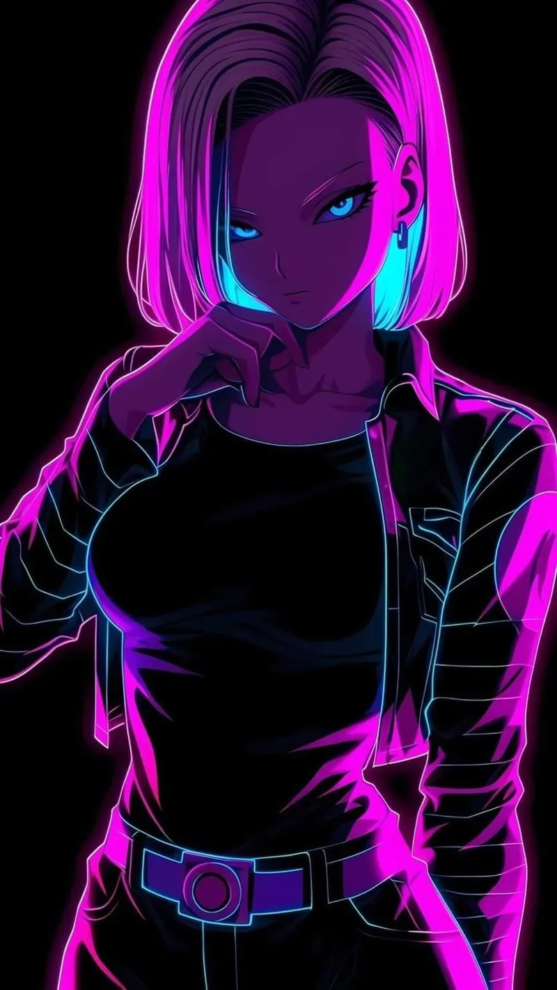 Android 18 hair dài và mượt mà khiến cô nàng trở nên cuốn hút hơn bao giờ hết