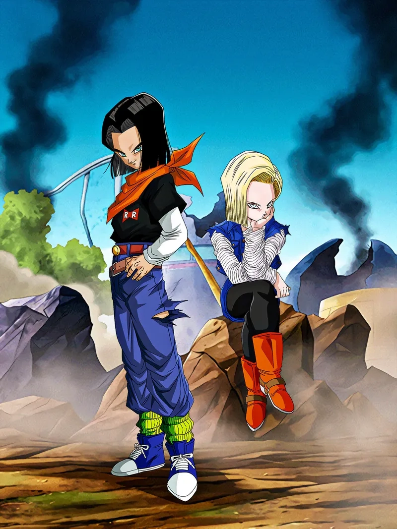 Android 18 and 17 là cặp đôi đáng gờm trong các trận đấu sinh tử