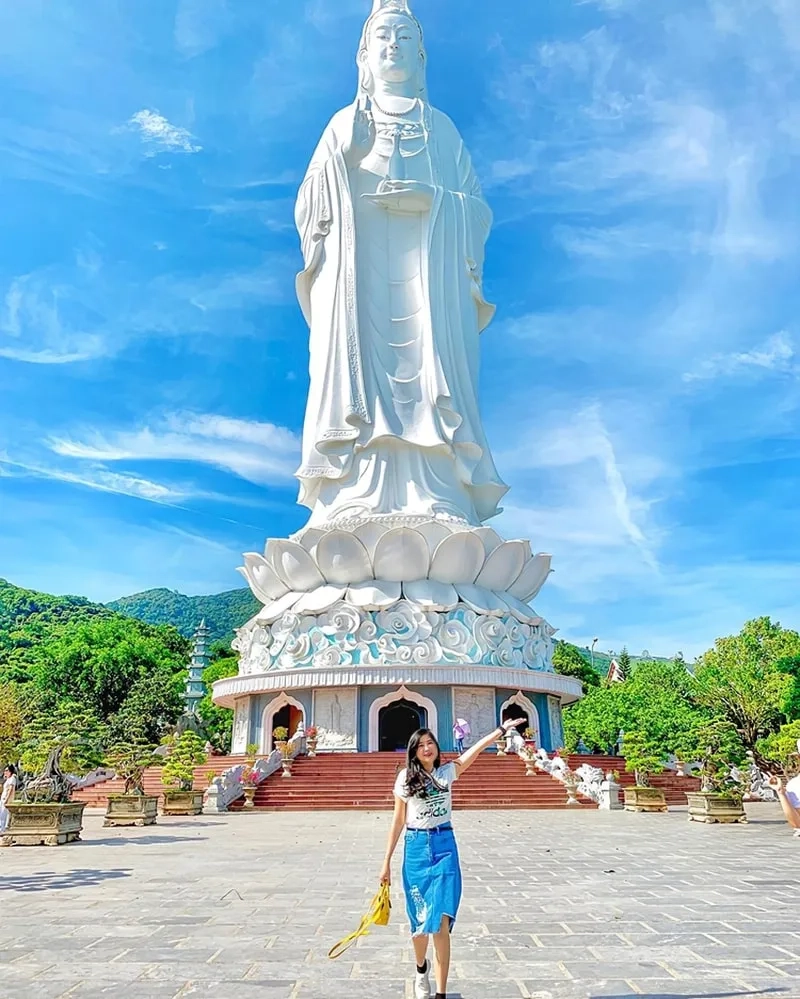 Nét đẹp tâm linh của tượng phật bà quan âm ở bán đảo sơn trà