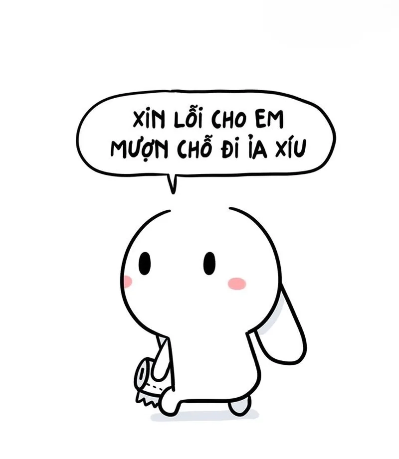 Ảnh meme thỏ 7 màu đáng yêu, hợp trend mạng