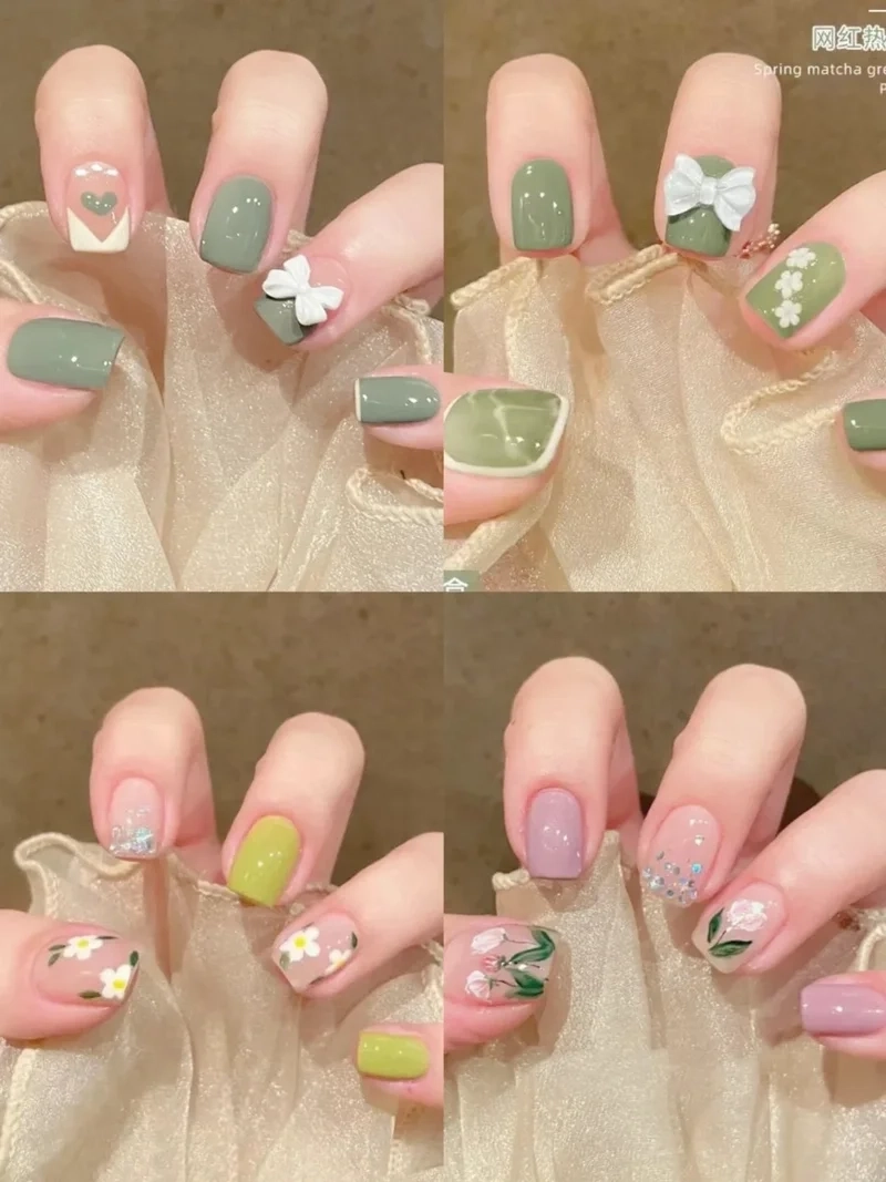 Mẫu nail cute cho móng ngắn vừa xinh vừa dễ thực hiện