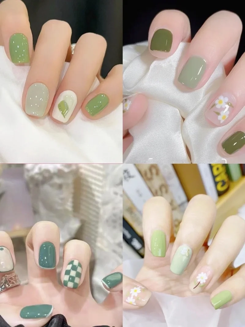 Mẫu nail cute cho nàng yêu thích vẻ đẹp nhẹ nhàng