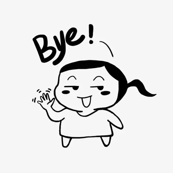 Ảnh tạm biệt cute dễ thương cho khoảnh khắc chia tay