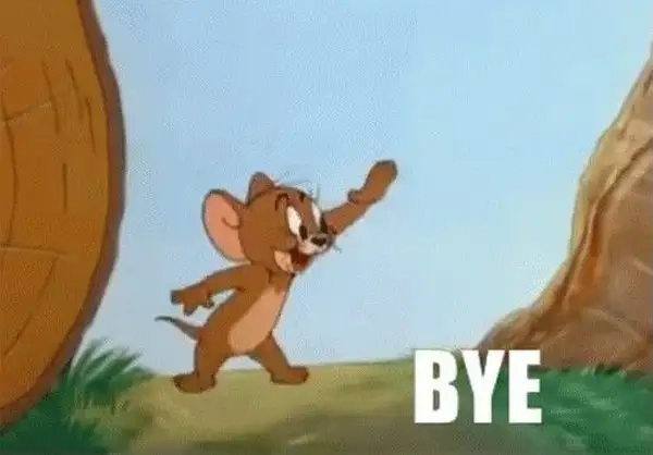 Meme bye cute, vẫy tay tạm biệt đầy cảm xúc