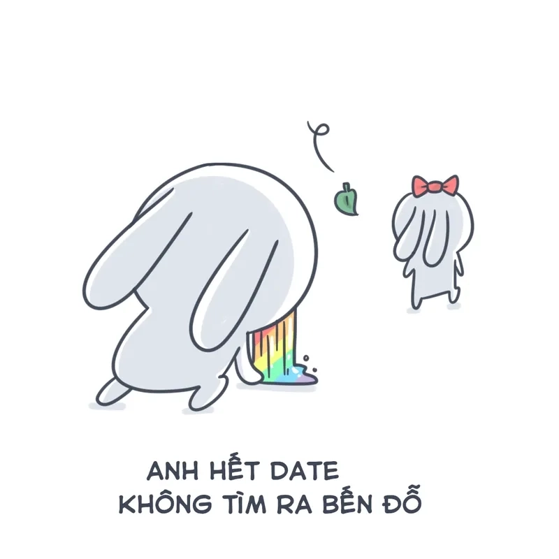 Thỏ 7 màu tiktok, meme hot trend mạng xã hội