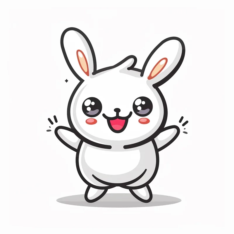 Chibi sticker thỏ cute dễ thương giúp bạn thể hiện phong cách độc đáo