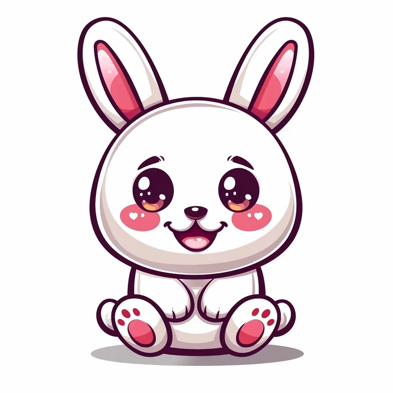 Những thơ đơn chibi hình vẽ con thỏ cute sẽ khiến bạn cười tít mắt