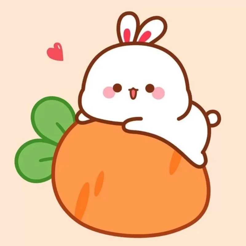 Hình thỏ cute chibi ngập tràn tình yêu và sự dễ thương, xem ngay