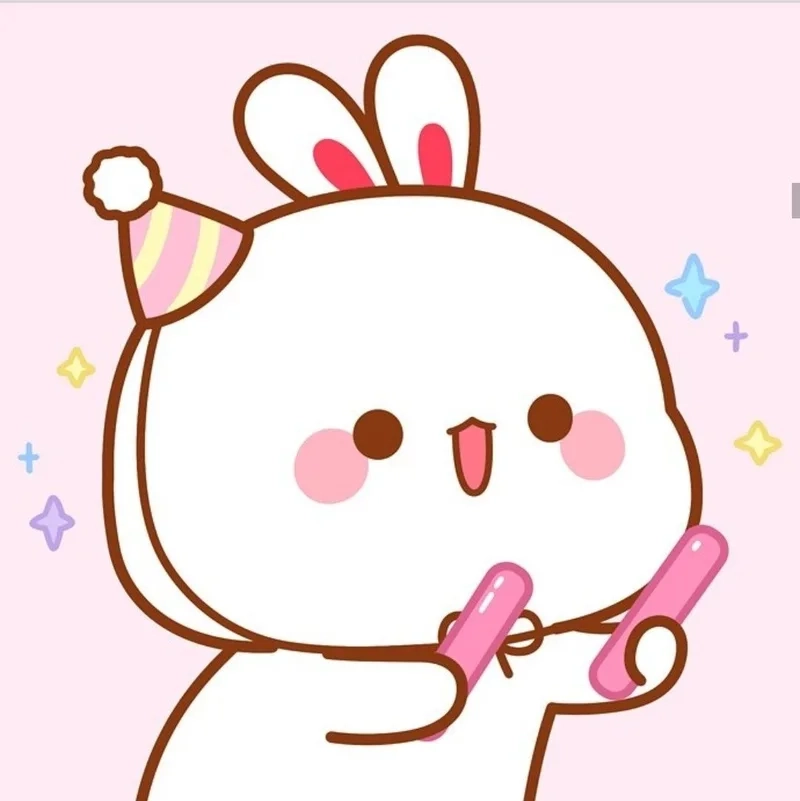 Avatar thỏ cute hình chibi mang đến vẻ ngoài đầy hấp dẫn
