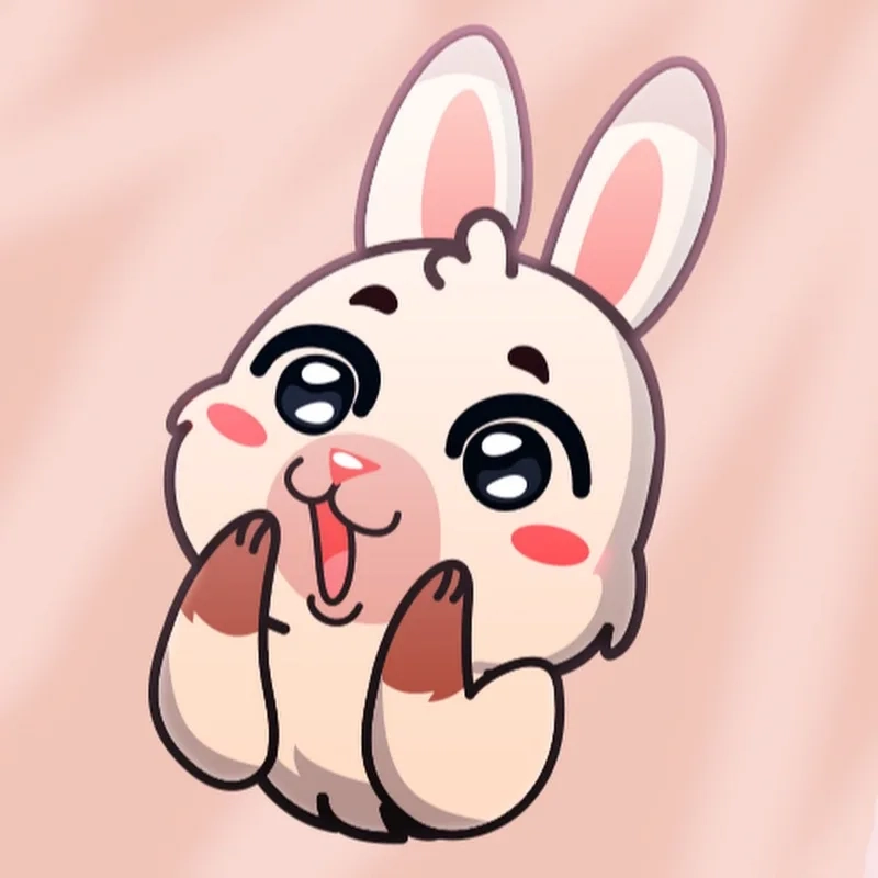 Avatar thỏ cute chibi sẽ làm bạn nổi bật giữa đám đông