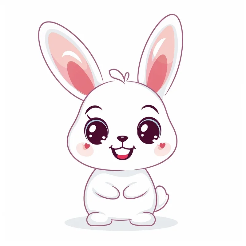 Những con thỏ cute đáng yêu với kiểu chibi siêu dễ thương