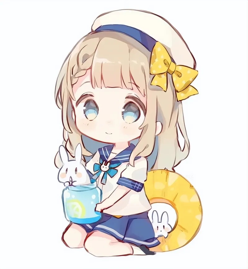 Mê mẩn vẻ đẹp hình cute chibi nữ siêu đáng yêu