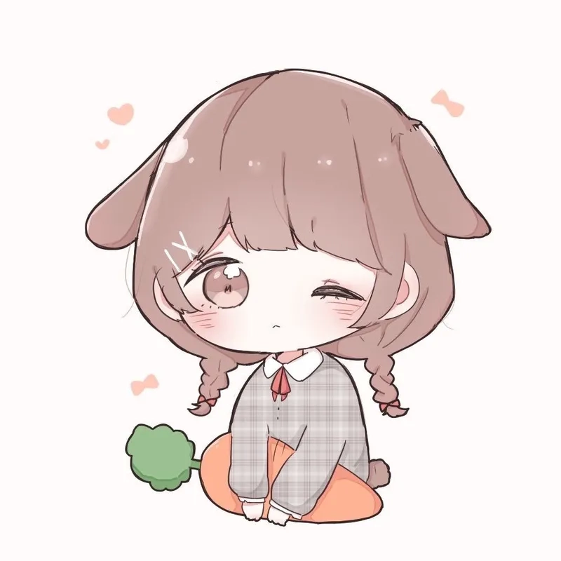 Lạc vào thế giới hình ảnh cute chibi nữ ngập tràn màu sắc