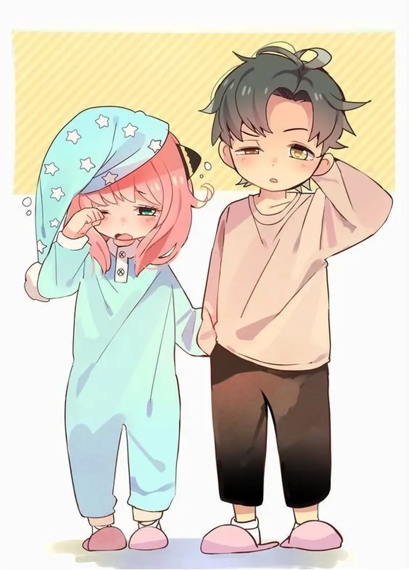 Ngắm Anya & Damian qua bộ ảnh siêu đáng yêu