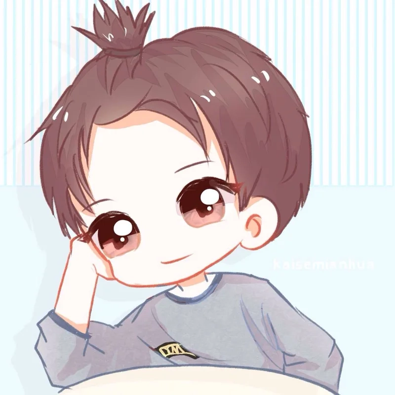 Tạo khác biệt nhờ hình avatar nam cute chibi độc đáo