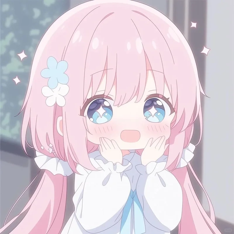 Khoe sắc cùng avatar chibi nữ cute xinh xắn nhẹ nhàng