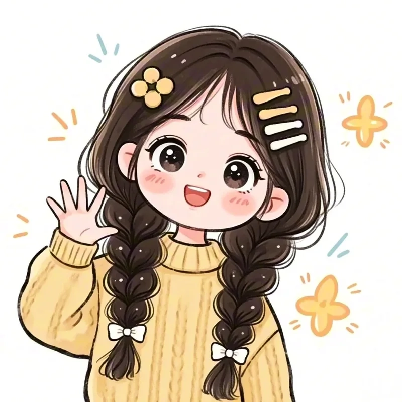 Cập nhật ngay avatar cute chibi nữ cho nàng đáng yêu