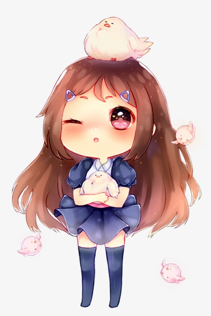 Tải ngay avatar anime girl ảnh chibi cute để thêm phần dễ thương