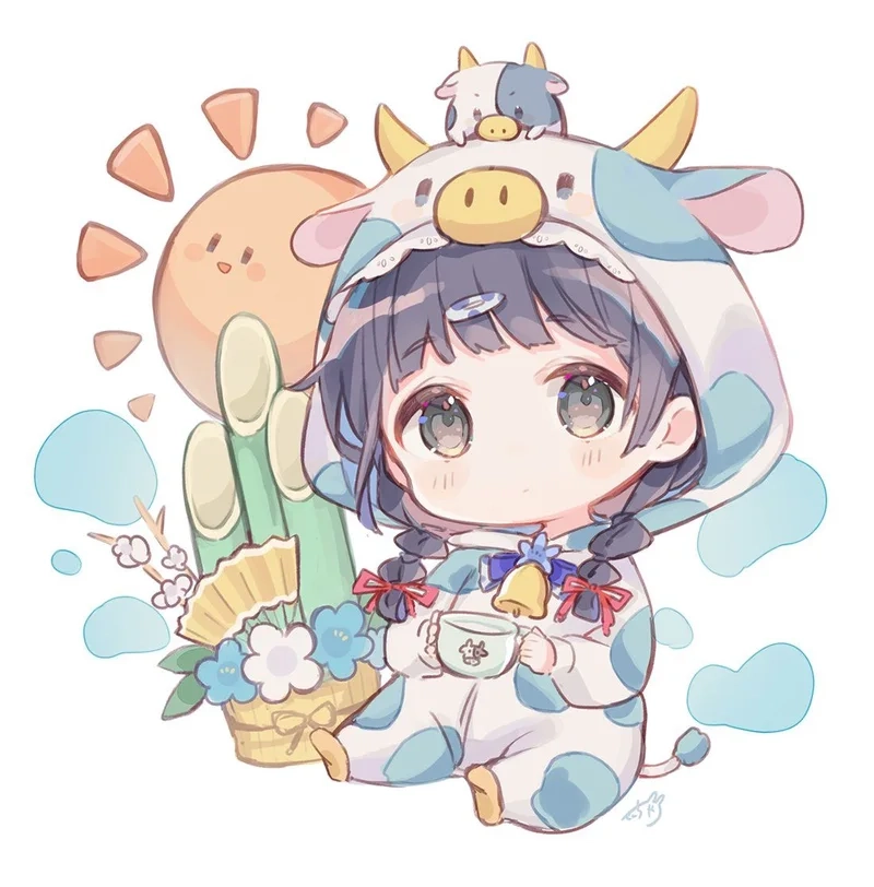 Khám phá bộ sưu tập chibi cartoon girl cute avatar che mặt anime độc đáo