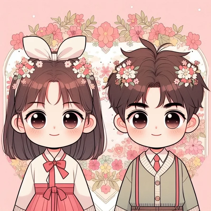 Lấp lánh tình bạn cùng chibi avatar đôi cute