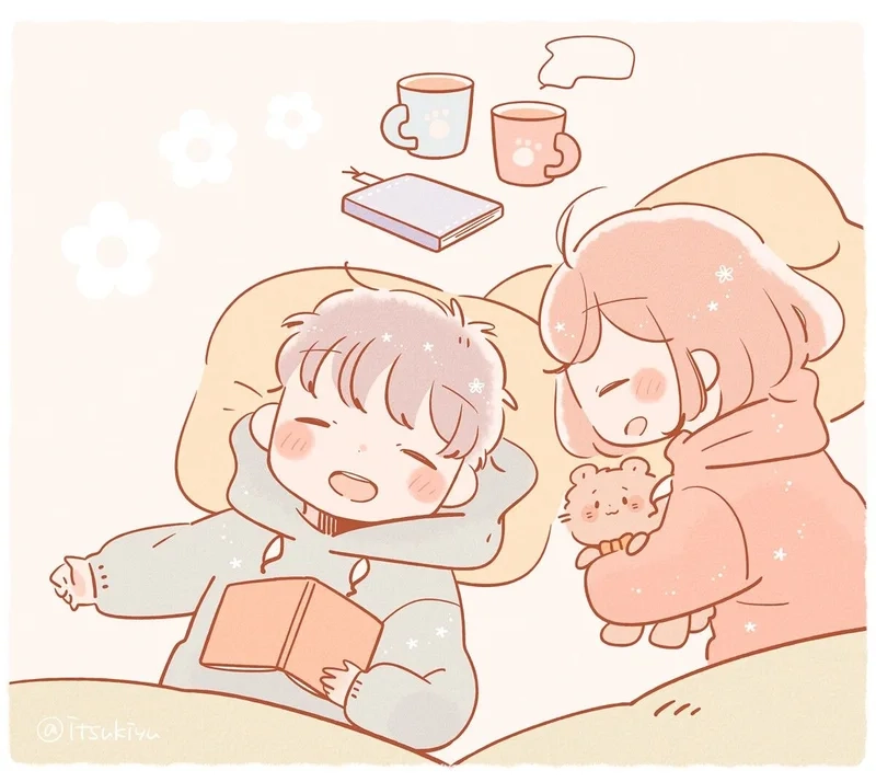 Bùng nổ dễ thương với chibi cute avatar đôi