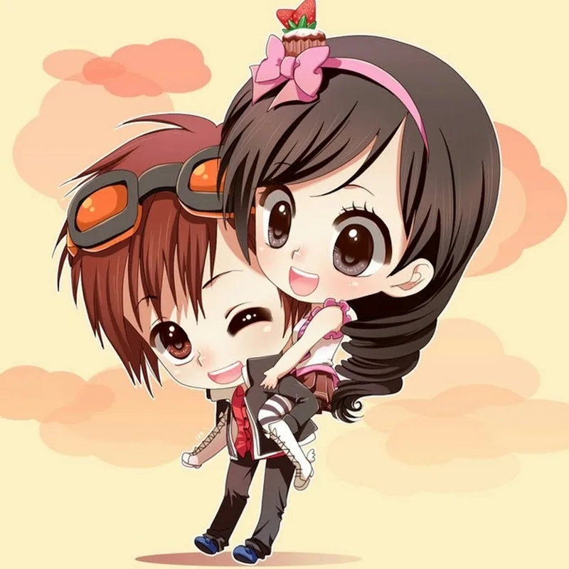 Muốn nổi bật đừng bỏ qua avatar cute đôi chibi