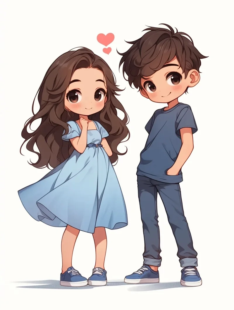 Bạn thân cũng cần avatar đôi bff cute chibi