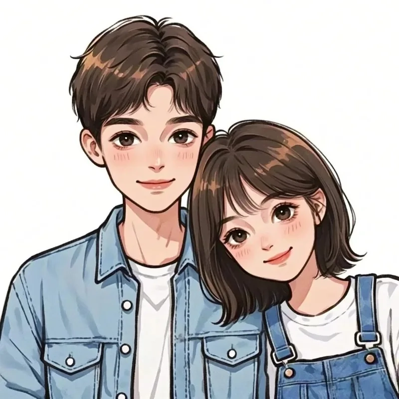 Đáng yêu phát ngất với avt đôi chibi avatar đôi bff cute