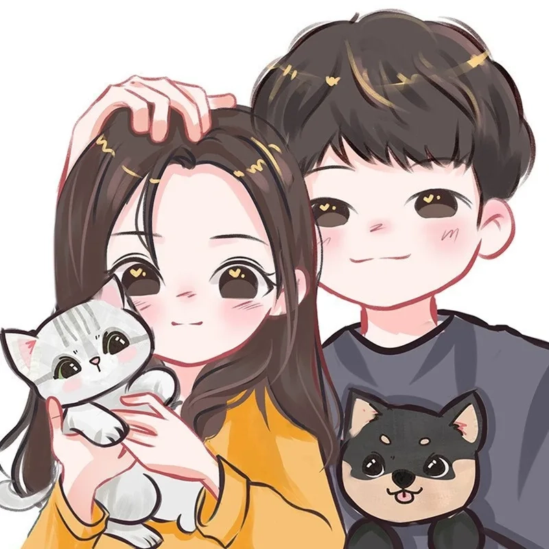 Bộ đôi hoàn hảo với chibi cute chibi avatar đôi