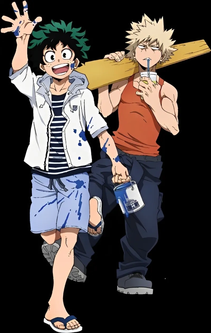 Bakugo và Deku luôn là cặp đôi chiến đấu không ngừng nghỉ