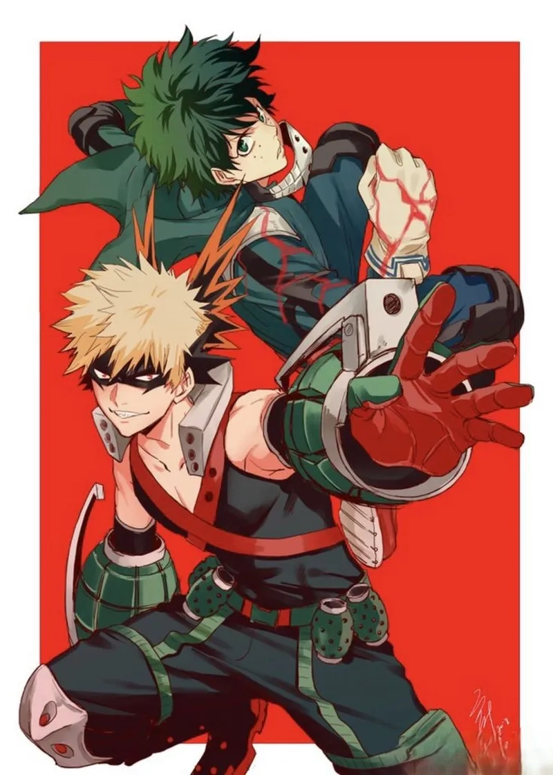 Bakugo x Midoriya tạo nên những khoảnh khắc đáng nhớ trong My Hero Academia