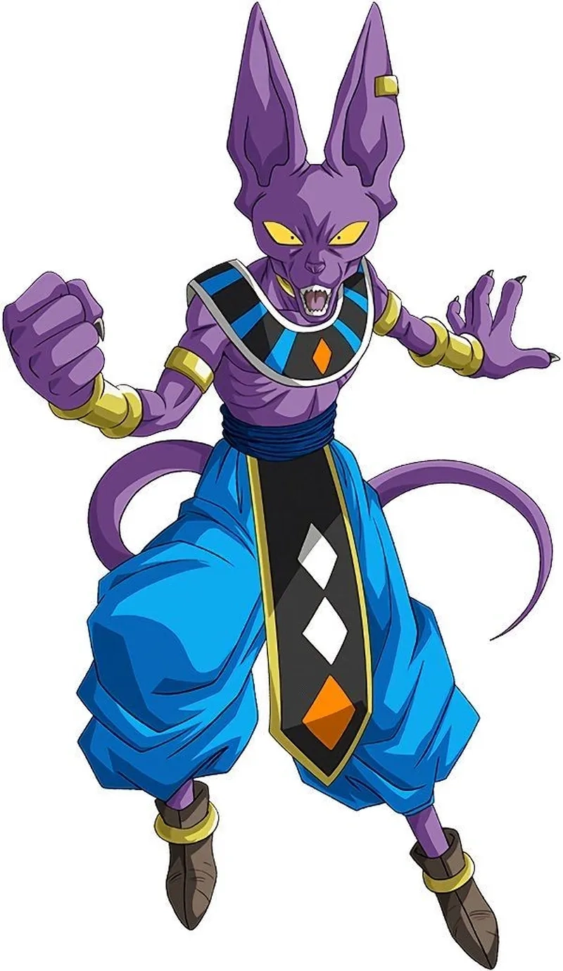 Hình nền đậm chất quyền uy của thần Beerus làm nổi bật cá tính