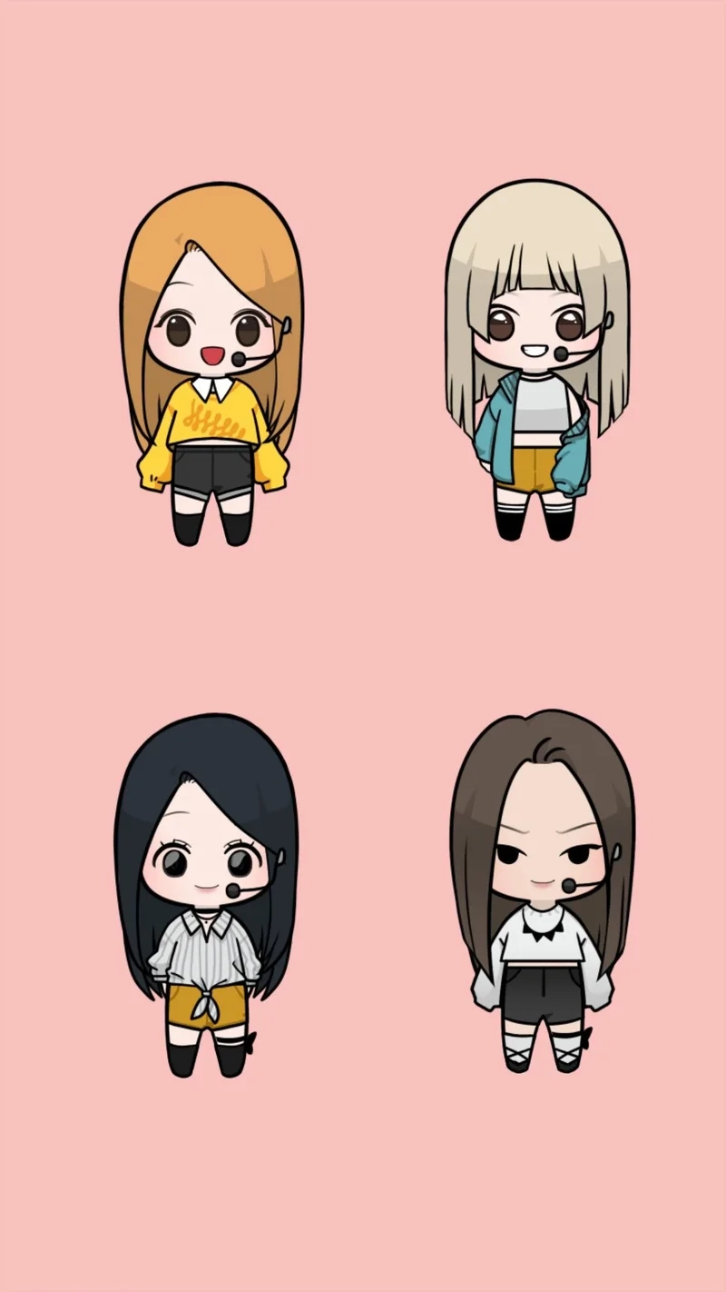 Cùng khám phá những hình nền blackpink chibi đáng yêu dành cho fan