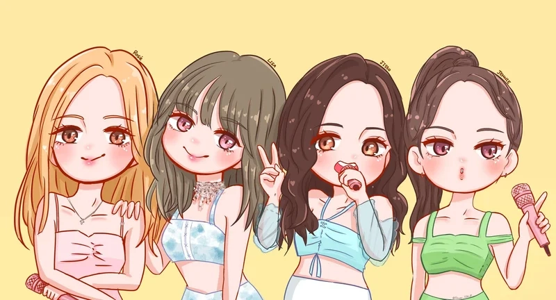 Hình ảnh blackpink cute chibi sẽ khiến bạn yêu thích nhóm nhạc này hơn bao giờ hết