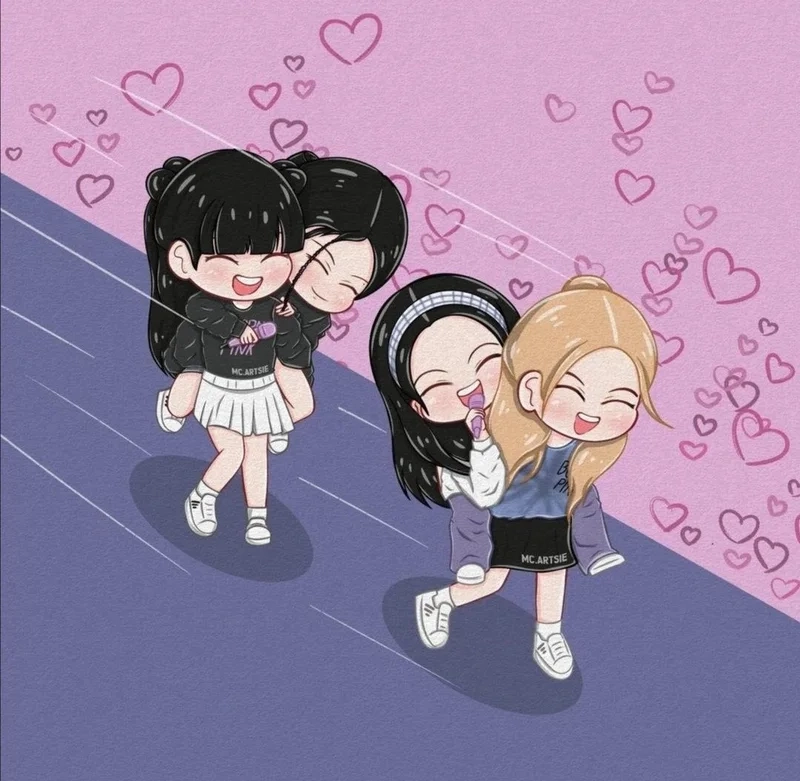 Ảnh blackpink chibi how you like that sẽ khiến bạn không thể bỏ qua