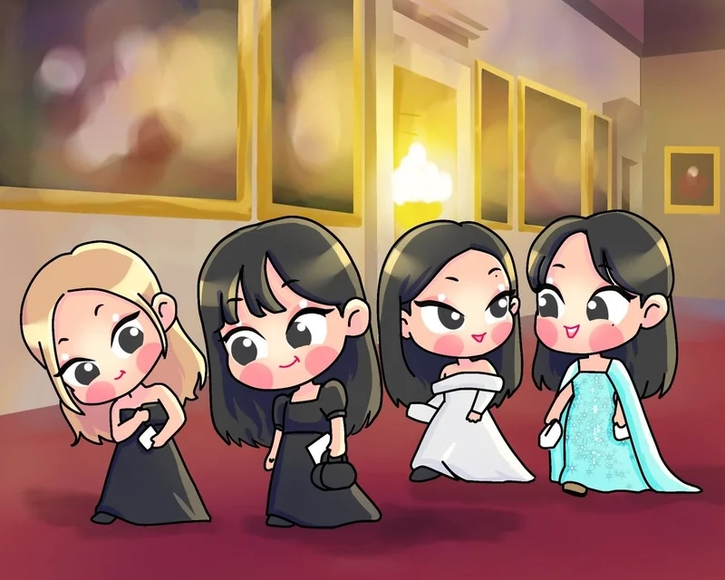 Ảnh chibi blackpink cute này sẽ khiến bạn không thể rời mắt