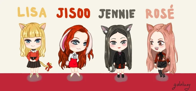 Ảnh chibi của blackpink là bộ sưu tập tuyệt vời cho người hâm mộ nhóm