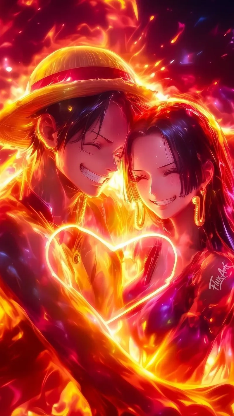 Tổng hợp những hình ảnh Luffy và Boa Hancock đẹp nhất